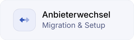 anbieterwechsel